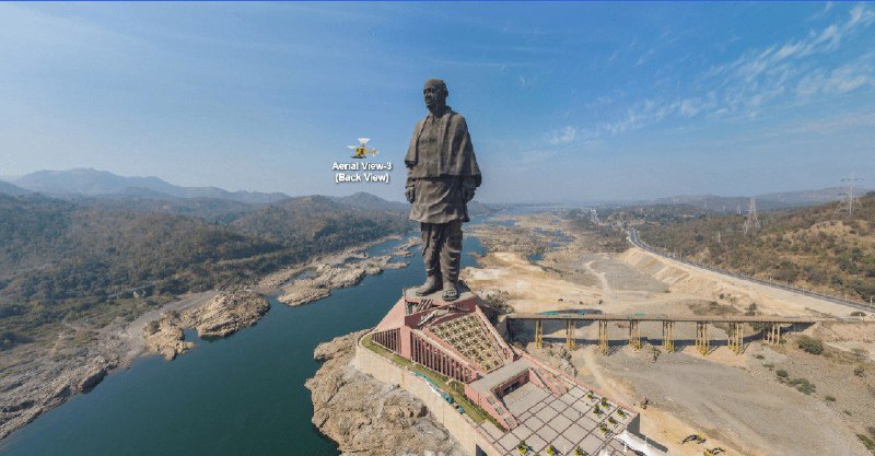 Statue Of Unity 360 Degree View