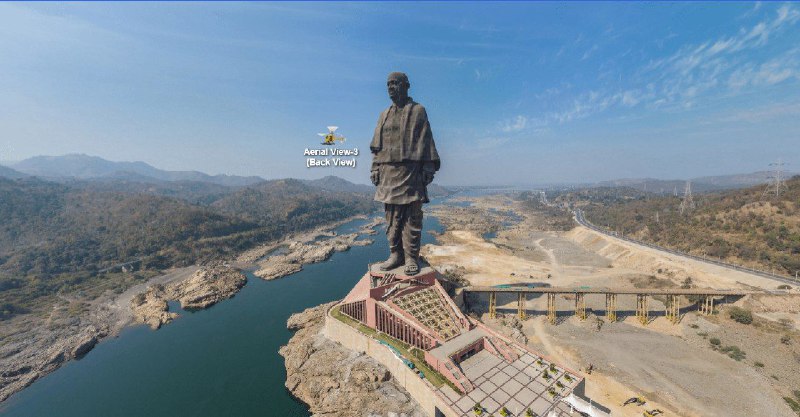 Statue Of Unity 360 Degree View Watch Here 1 Statue Of Unity 360 Degree View