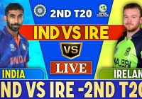 IND Vs Ireland 2nd T20